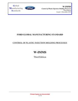 FORD W-IMMS