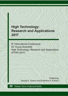 High Technology: Research and Applications 2017