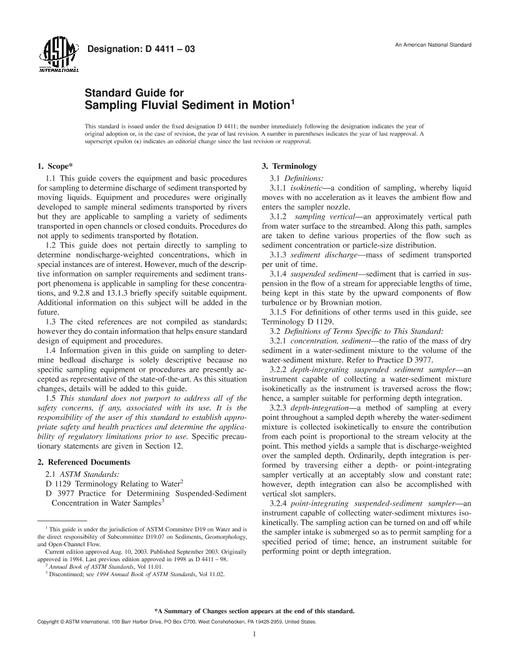 ASTM D4411-03