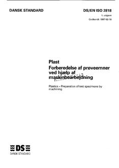 DANSK DS/EN ISO 2818