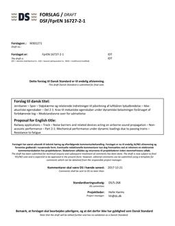 DANSK DSF/FPREN 16727-2-1