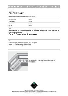 CEI EN 61204-7