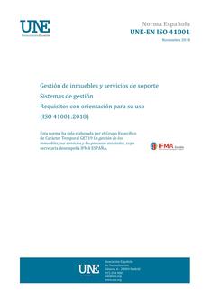 AENOR UNE-EN ISO 41001
