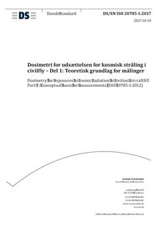 DANSK DS/EN ISO 20785-1