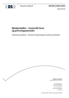 DANSK DS/ISO 21856