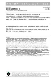 CEI EN 50288-6-2