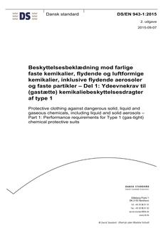 DANSK DS/EN 943-1