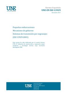 AENOR UNE-EN ISO 13929