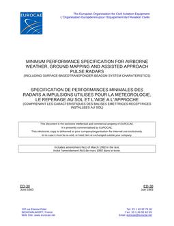 EUROCAE ED-38