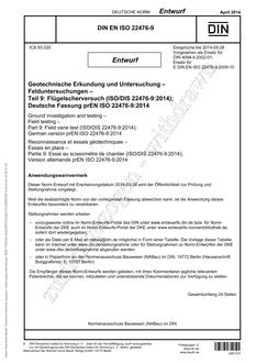 DIN EN ISO 22476-9 - DRAFT
