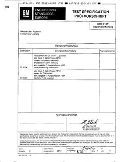 GME GME 01011 APPENDIX