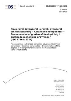 DANSK DS/EN ISO 17161