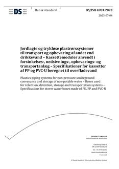 DANSK DS/ISO 4981
