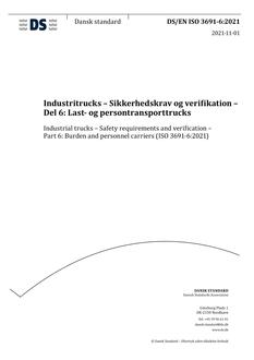 DANSK DS/EN ISO 3691-6
