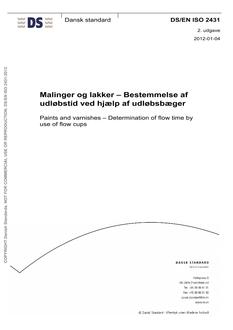 DANSK DS/EN ISO 2431