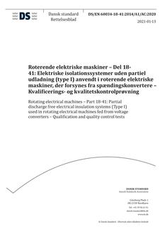 DANSK DS/EN 60034-18-41