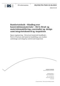 DANSK DS/CEN/TR 17603-32-06