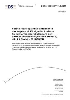 DANSK DS/EN 303 354 V1.1.1