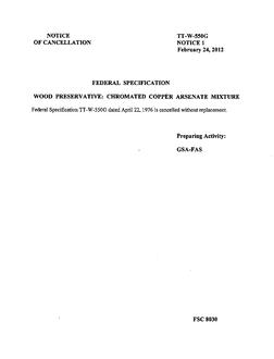 FAS TT-W-550G CANC NOTICE 1