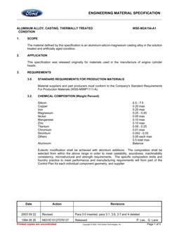 FORD WSE-M2A154-A1