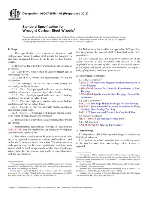ASTM A504/A504M-08(2013)