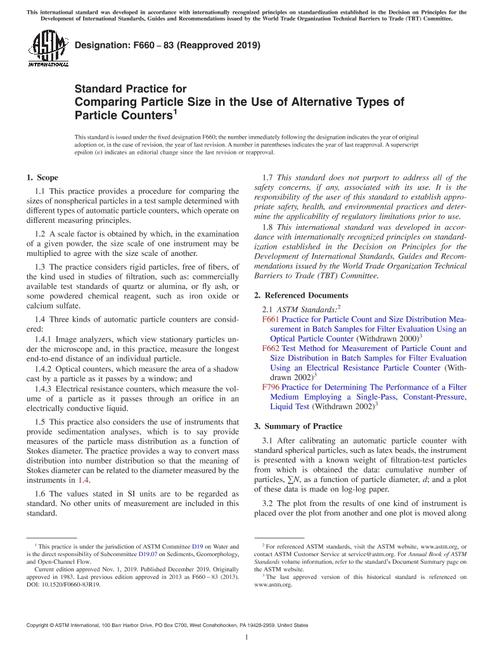ASTM F660-83(2019)