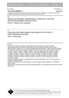 CEI EN 60061-1