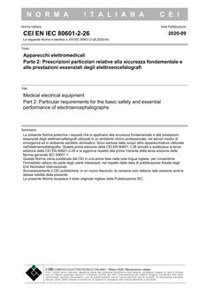 CEI EN IEC 80601-2-26
