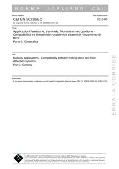 CEI EN 50238