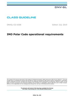 DNV DNVGL-CG-0308
