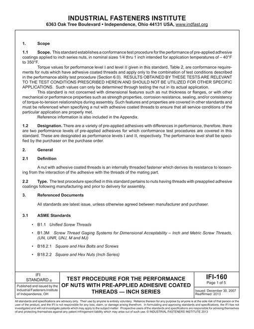IFI 160 (R2013)
