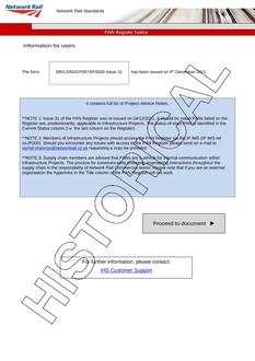NR NR/L3/INI/CP0074/F0030 ISSUE 31