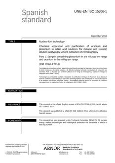AENOR UNE-EN ISO 15366-1