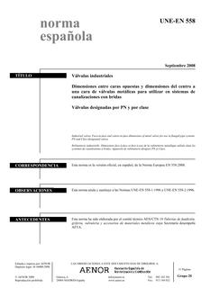 AENOR UNE-EN 558