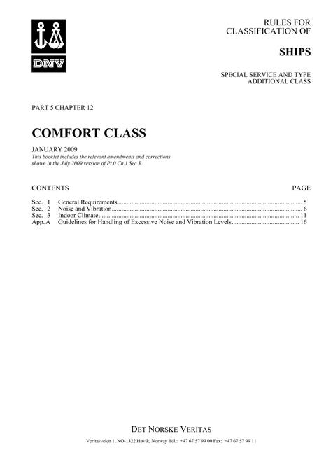 DNV DNV-RU-SHIPS PART 5 CHAPTER 12