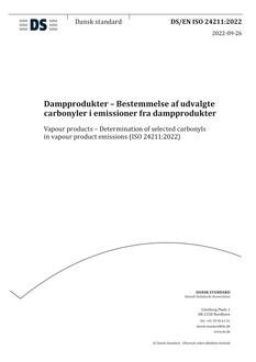 DANSK DS/EN ISO 24211