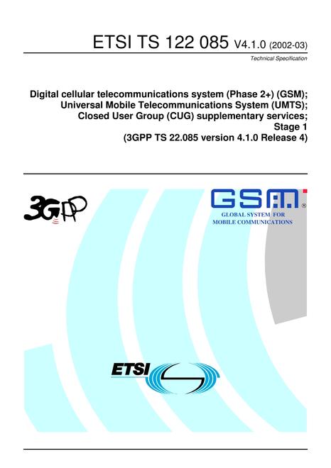 ETSI TS 122 085