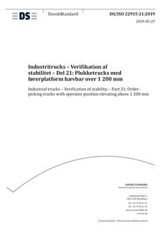DANSK DS/ISO 22915-21