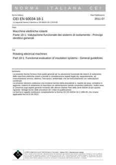 CEI EN 60034-18-1