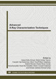 Advanced X-Ray Characterization Techniques