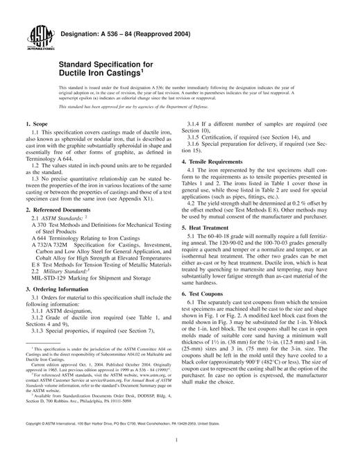ASTM A536-84(2004)