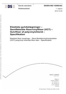 DANSK DS/EN ISO 10595