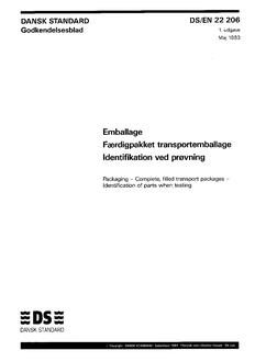 DANSK DS/EN 22206
