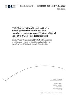 DANSK DS/ETSI EN 303 105-1 V1.1.1