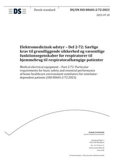 DANSK DS/EN ISO 80601-2-72