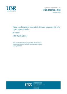 AENOR UNE-EN ISO 4230