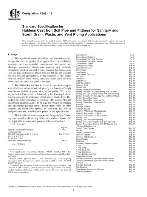 ASTM A888-13