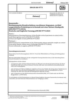 DIN EN ISO 9773 - DRAFT
