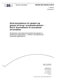 DANSK DS/EN ISO 80369-6