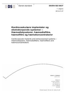 DANSK DS/EN ISO 8637